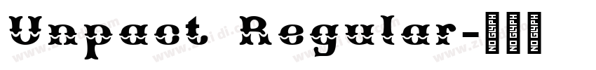 Unpact Regular字体转换